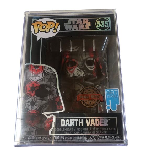Funko Pop! Artist Series: Star Wars - Darth Vader # 535 Special Edition New - Picture 2 of 7